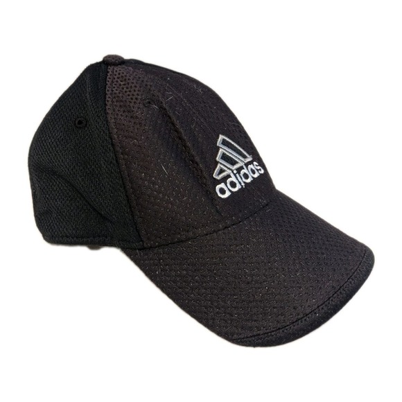 adidas Other - Adidas Men's Elite Baseball Cap Polyester Stripe Logo Hat Black/Phantom One Size